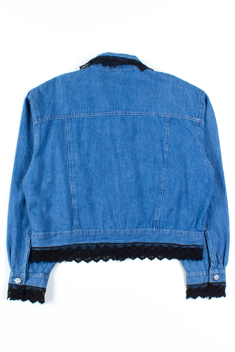 Corduroy & Lace Denim Jacket