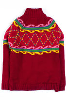 Red Insulated Sweater Jacket