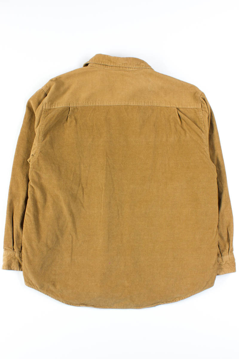 Tan Flannel Lined Corduroy Jacket
