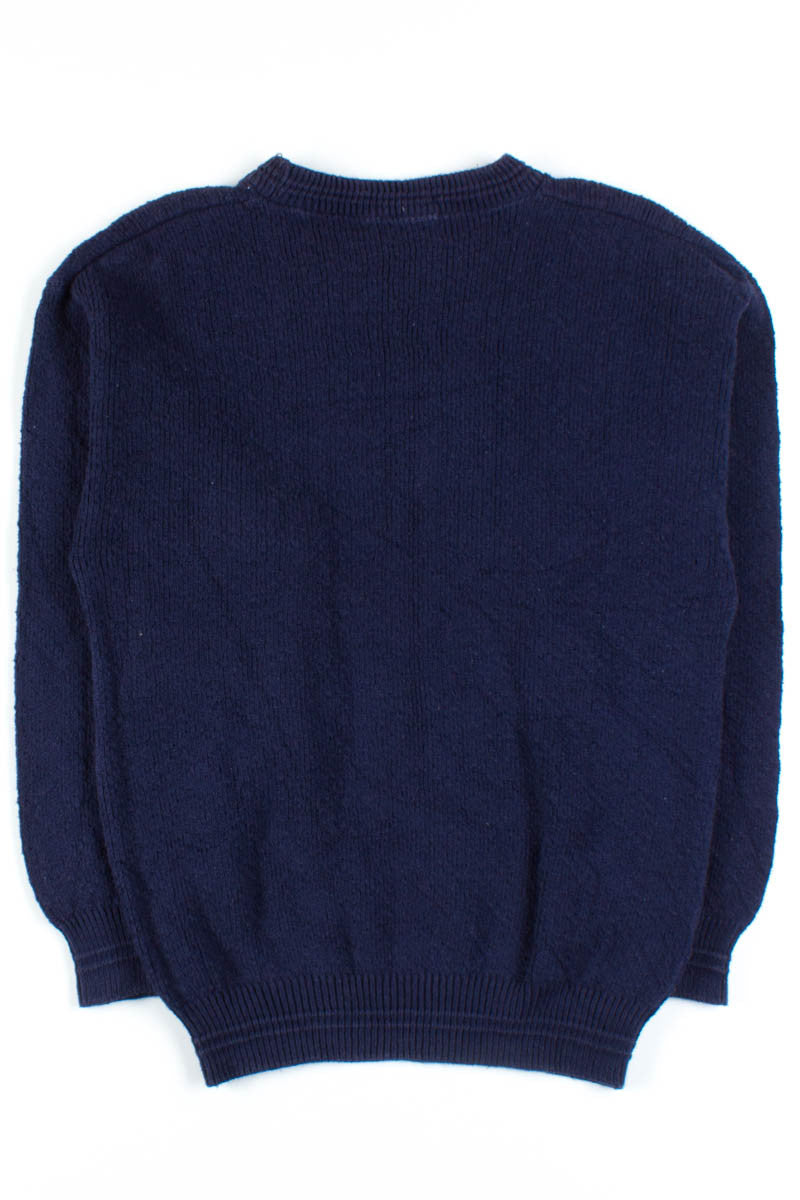 Navy Golf Sweater