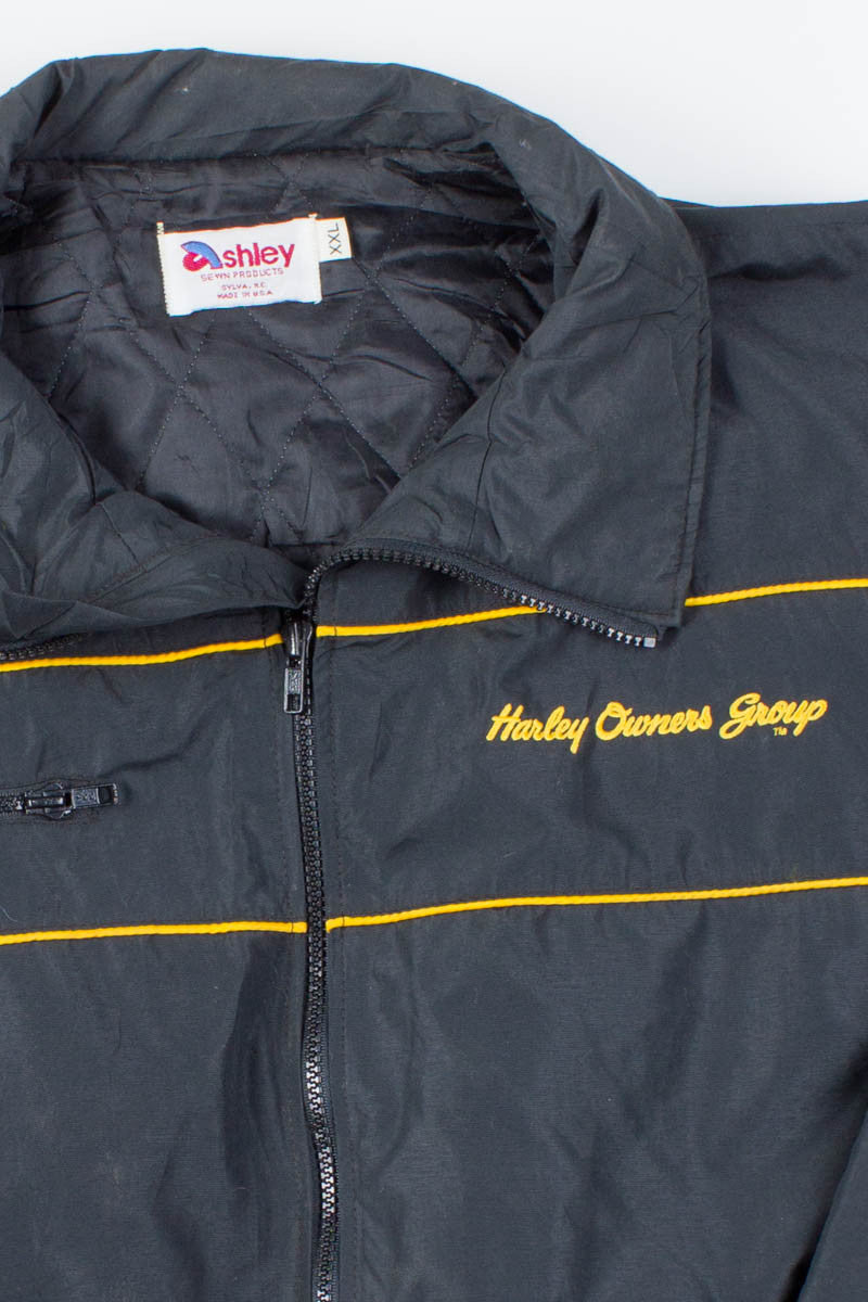 Vintage Harley Owners Quilted Jacket