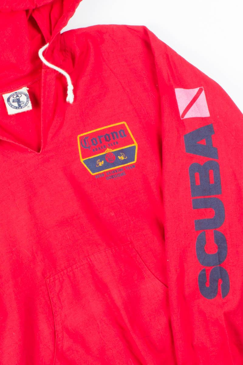 Vintage Red Corona in Cozumel Pullover
