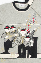 Vintage Embroidered Jazz Band Sweater