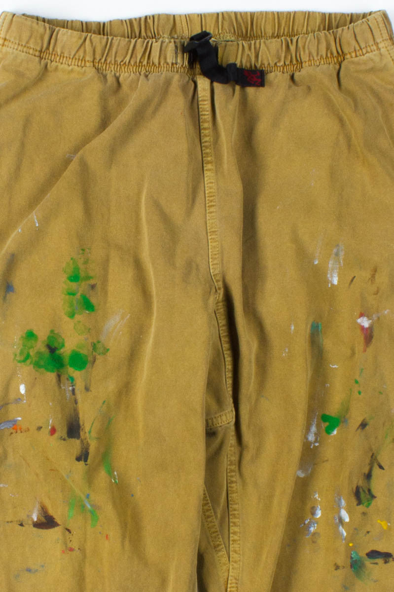 Painter's Elastic Waisted Khaki Pants