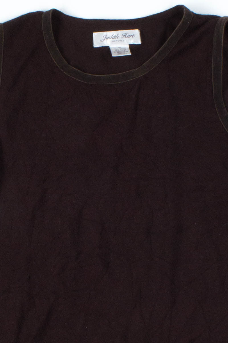 Brown Velvet Ringer Tank – Ragstock