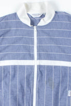 Striped Chambray Short Sleeve Jacket