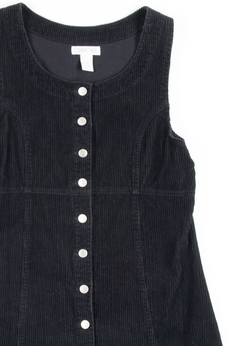 Black Corduroy Jumper