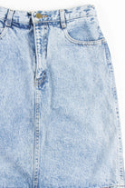 Light Wash Denim Pencil Skirt