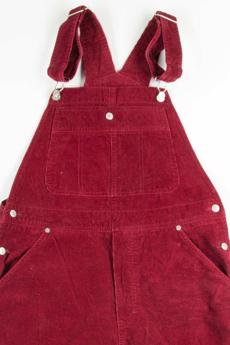 Burgundy Tommy Hilfiger Corduroy Overalls