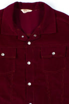 Burgundy Corduroy Jacket