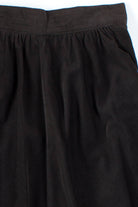 Black Velvet Skater Skirt