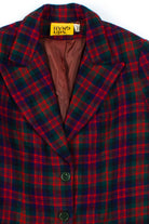 Red Plaid Blazer