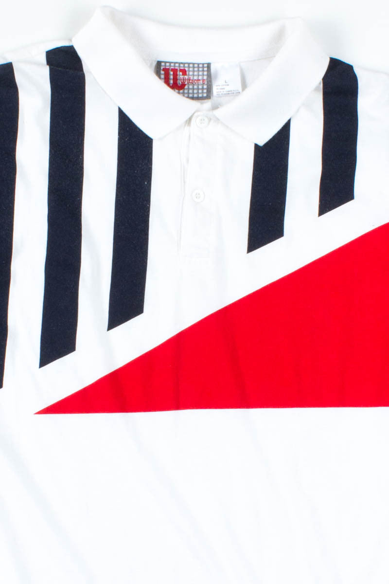 White Tennis Polo Shirt