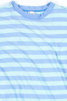 Blue Striped Distressed Tee