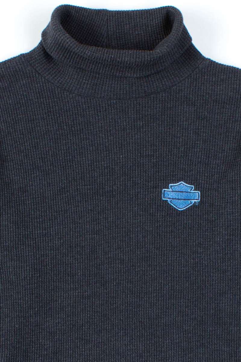 Harley Davidson Turtleneck Thermal Sweater