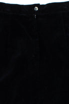 Black Velvet Skirt