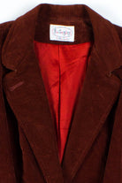 Maroon Corduroy Blazer