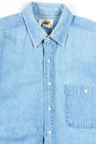 Blue Denim Button Down Shirt