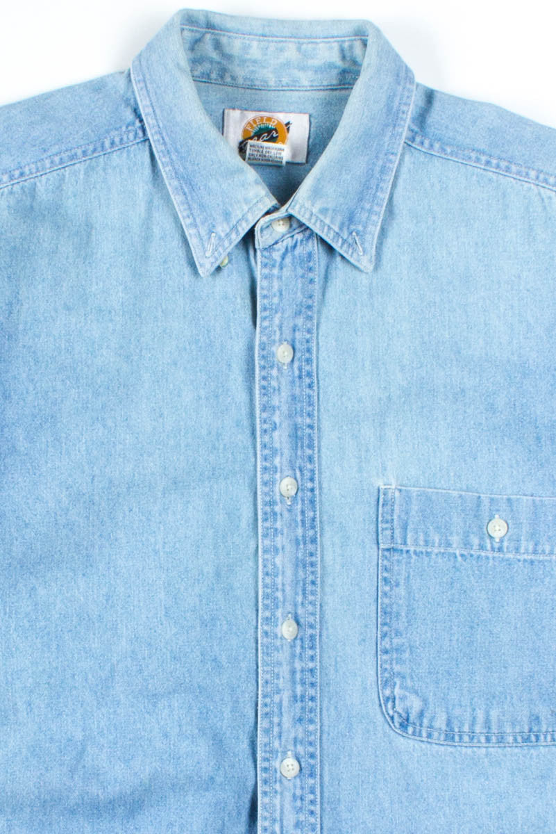 Blue Denim Button Down Shirt