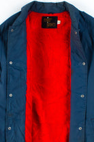 Blue & Red Fleece Lined Coach Jacket