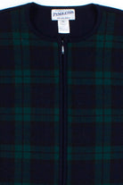 Pendleton Plaid Zip Cardigan