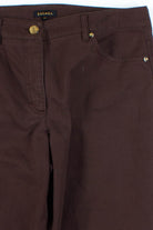Brown Stretch Pants