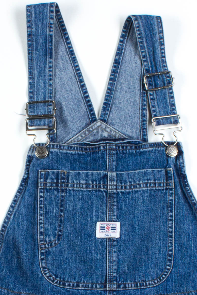 Denim Overall Shorts 1