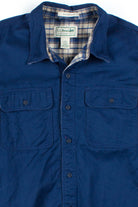 Navy L.L. Bean Button Overshirt