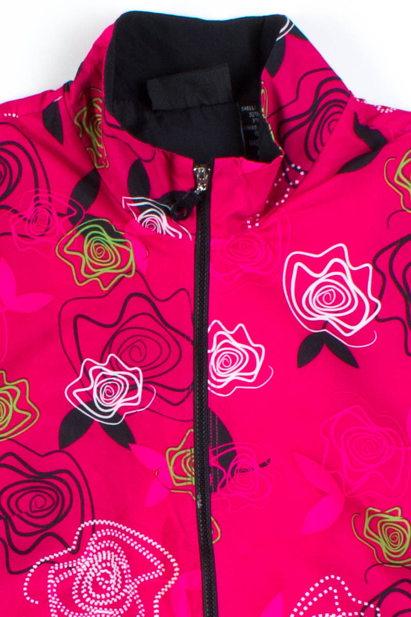 Magenta Floral Vest