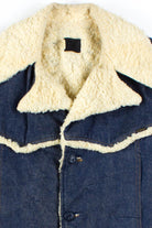 Vintage Sherpa Lined Denim Coat