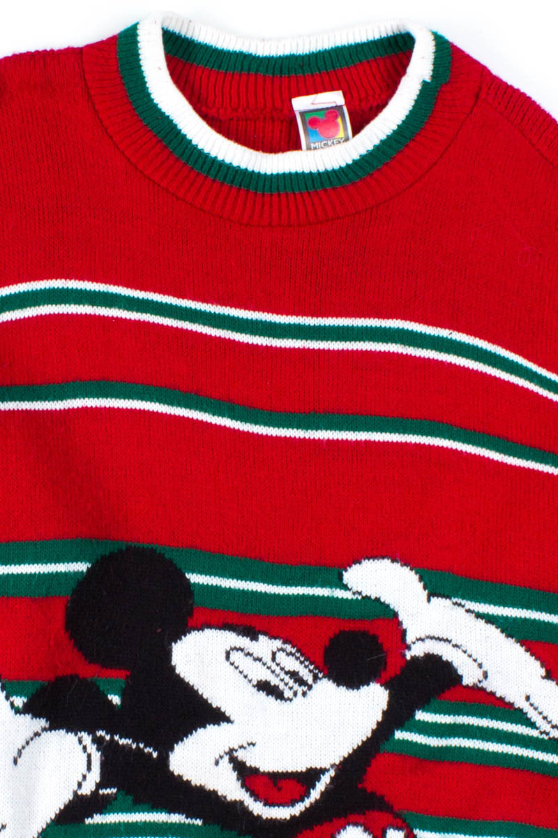 Striped Mickey Mouse Sweater