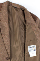 Brown Wool Tweed Blazer