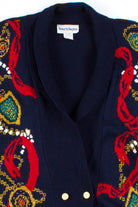 Double Breasted Cardigan Sweater