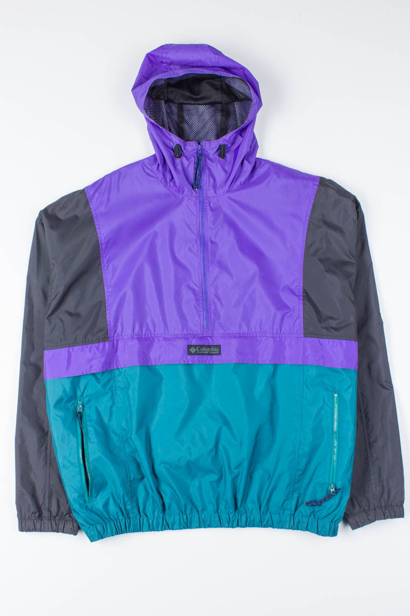 90s Columbia Half Zip Windbreaker