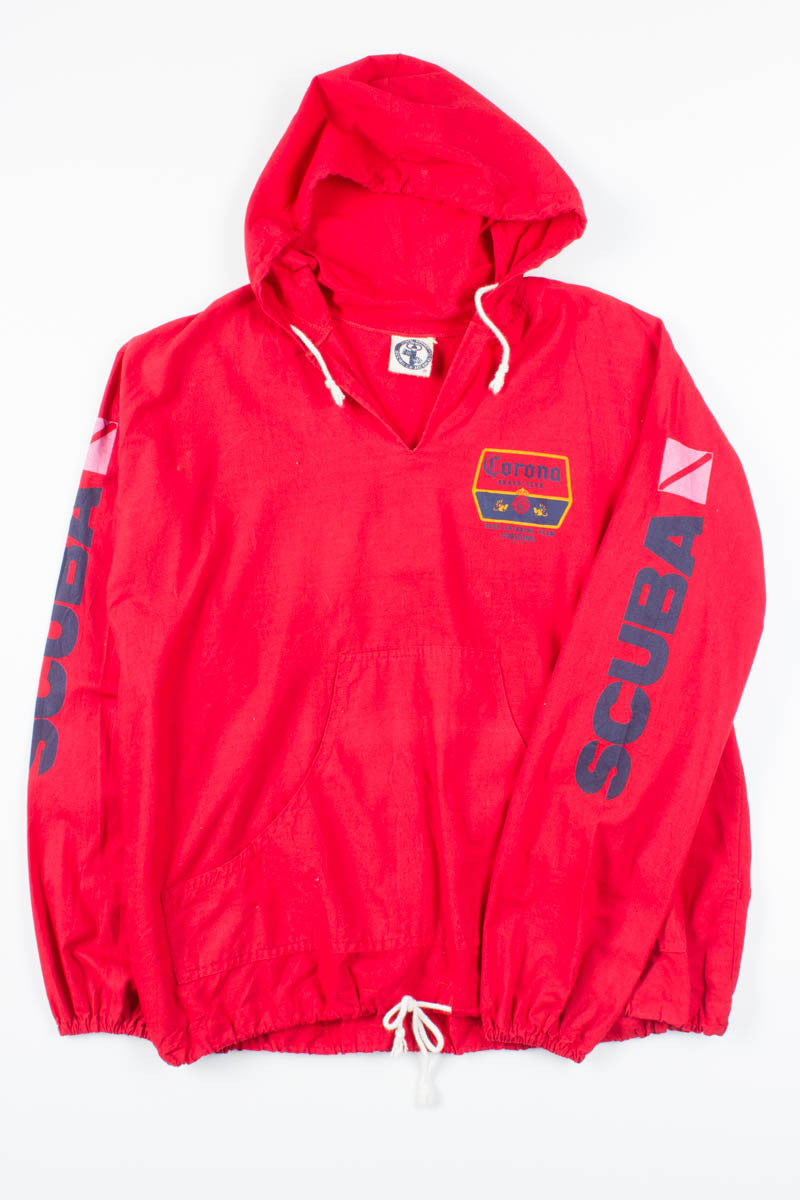 Vintage Red Corona in Cozumel Pullover