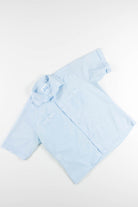 Blue Mesh Striped Shirt