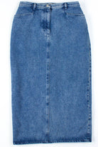 Denim Pencil Skirt