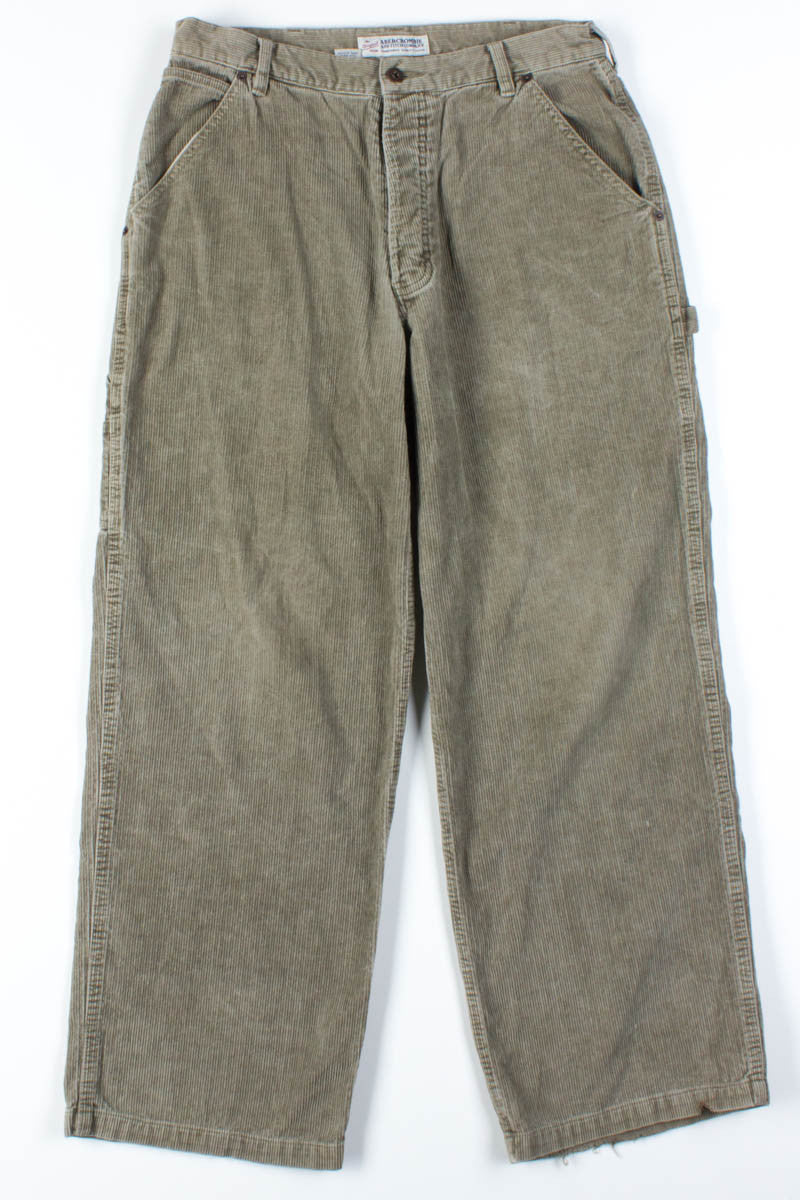 Ash Grey Corduroy Carpenter Pants