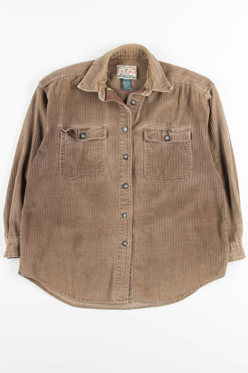 Brown Corduroy Shirt