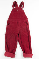 Burgundy Tommy Hilfiger Corduroy Overalls