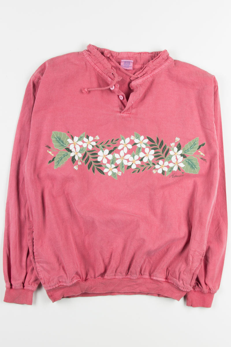 Floral Hawaii Pullover Shirt