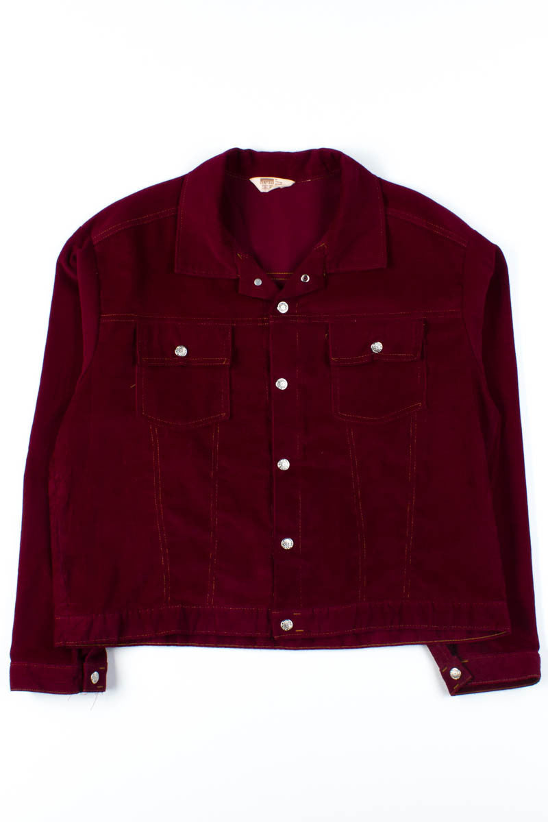 Burgundy Corduroy Jacket