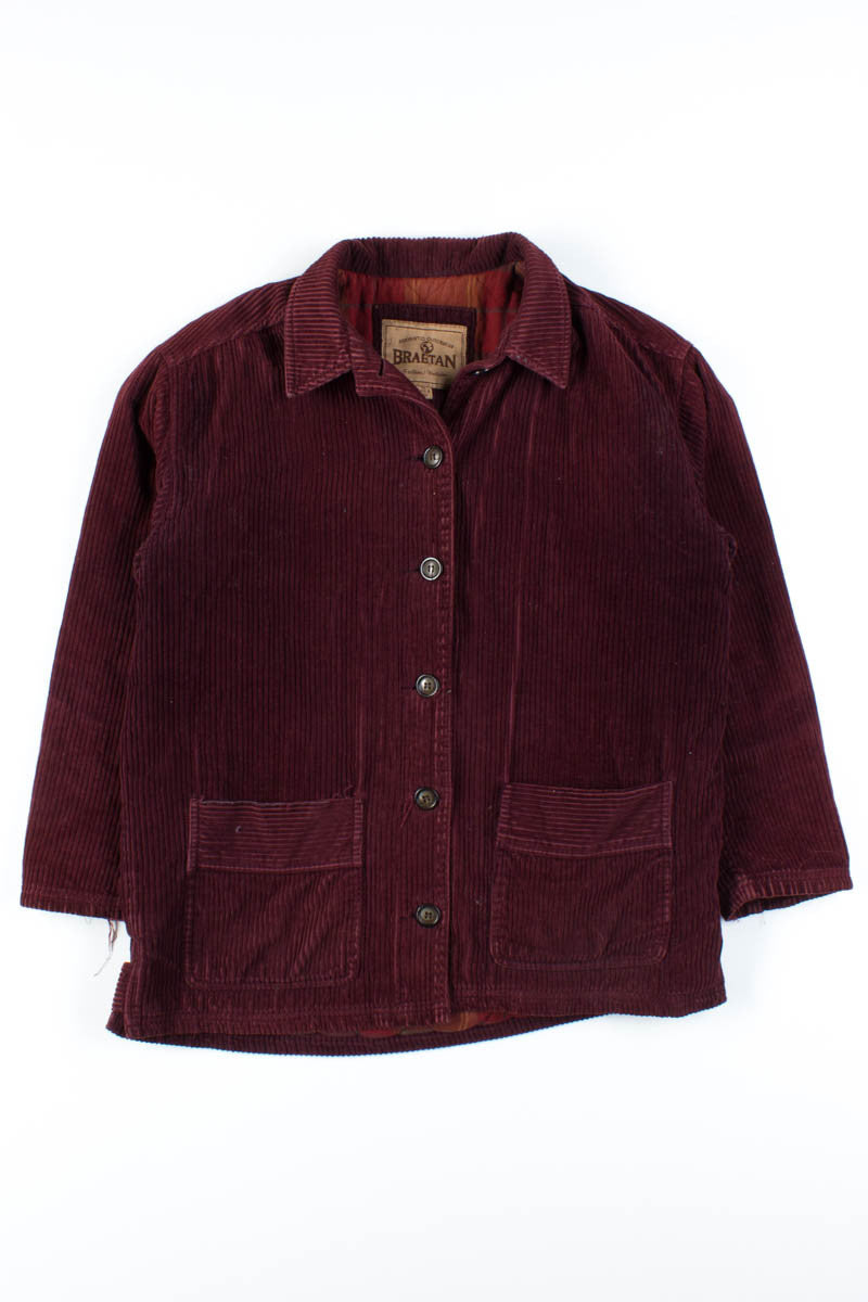 Burgundy Corduroy Jacket 1
