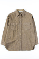 Oatmeal Woolrich Button Up Shirt
