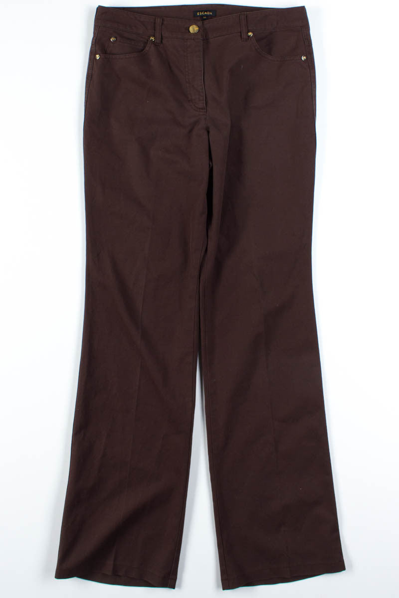 Brown Stretch Pants