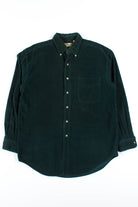 Green L.L. Bean Corduroy Shirt