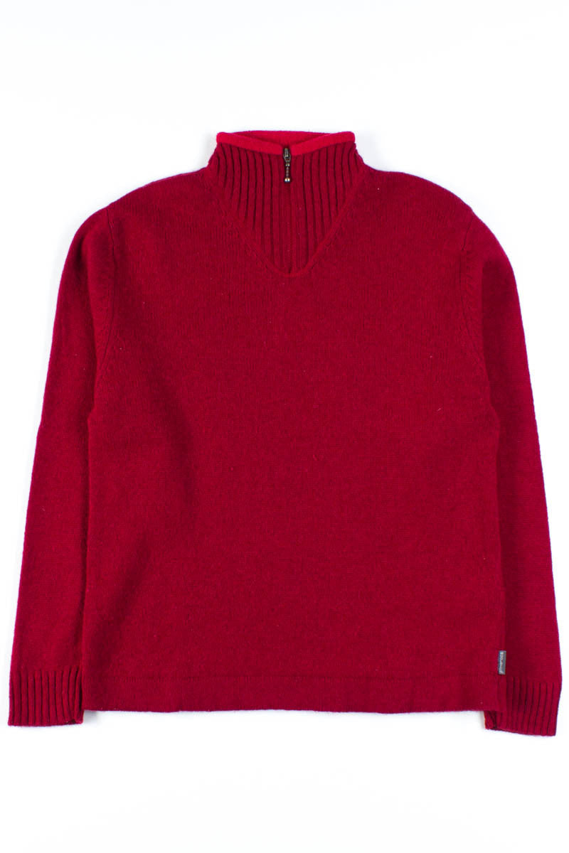 Red Woolrich Pullover