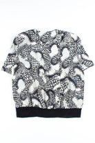 Black & White Patterned Blouse