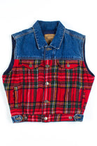 Wool Flannel Denim Vest