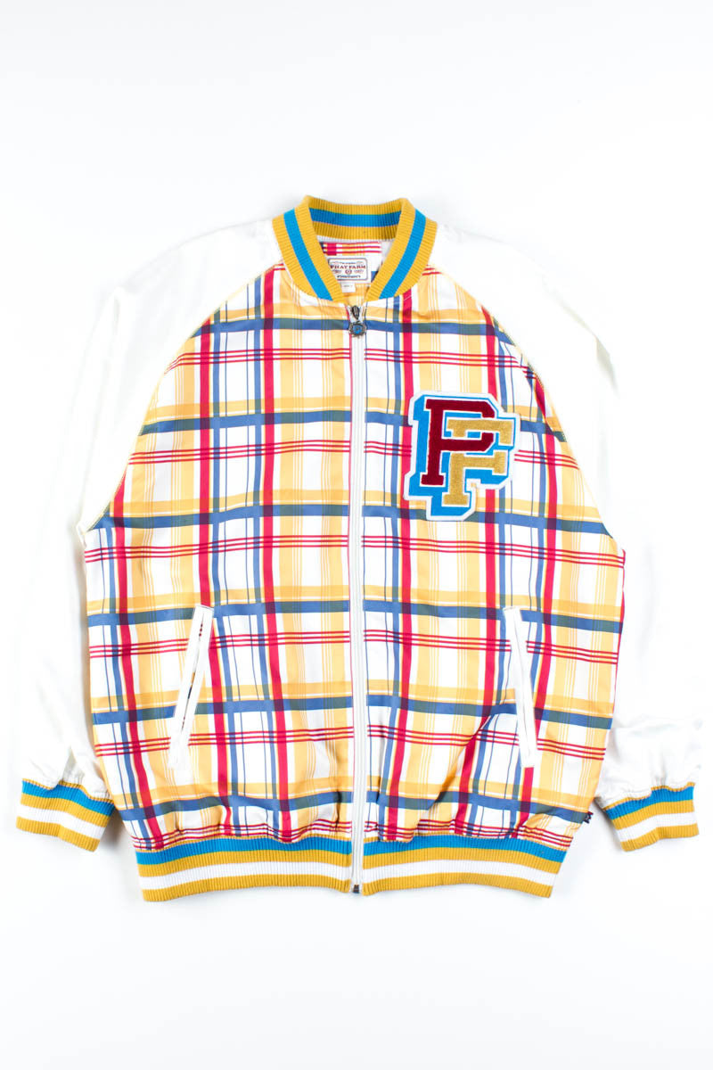 White Plaid Phat Farm Jacket